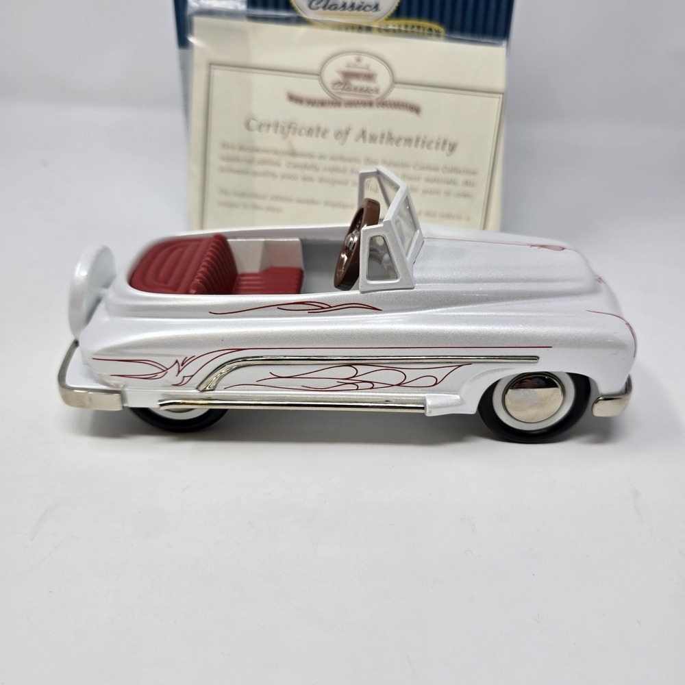Hallmark Kiddie Car Classics 1950s Custom Convertible Don Palmiter QHG7101 White - Picture 6 of 15